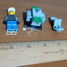 LEGO Sports Soccer Goalie Cap Green & White Team #1 Minifigure 3409 3413 — photo 1