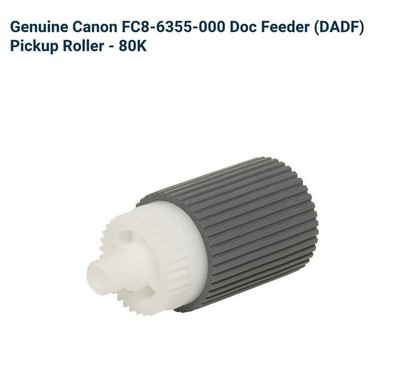 The Canon FC8-6355-000  OEM Document Feeder (DADF) Pickup Roller