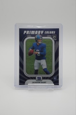 2025 Panini Donruss Optic - #2 Jaxson Dart (RC) Primary Colors - New York Giants