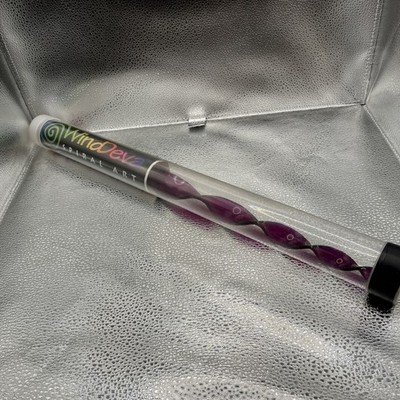 The Original Hawaiian Wind Deva Violet Acrylic Spiral Wind Spinner 20 Inch 2002