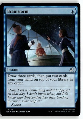 Brainstorm 155 TLE FOIL C NM Magic: The Gathering