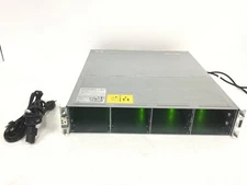 NetApp NAJ-1502 3.5" SAS Hard Drive Array W/ 2x Power Supply, WORKING FREE SHIP