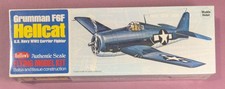 Guillow's Grumman F6F Hellcat WW2 Fighter Flying Model Kit 503 1976 