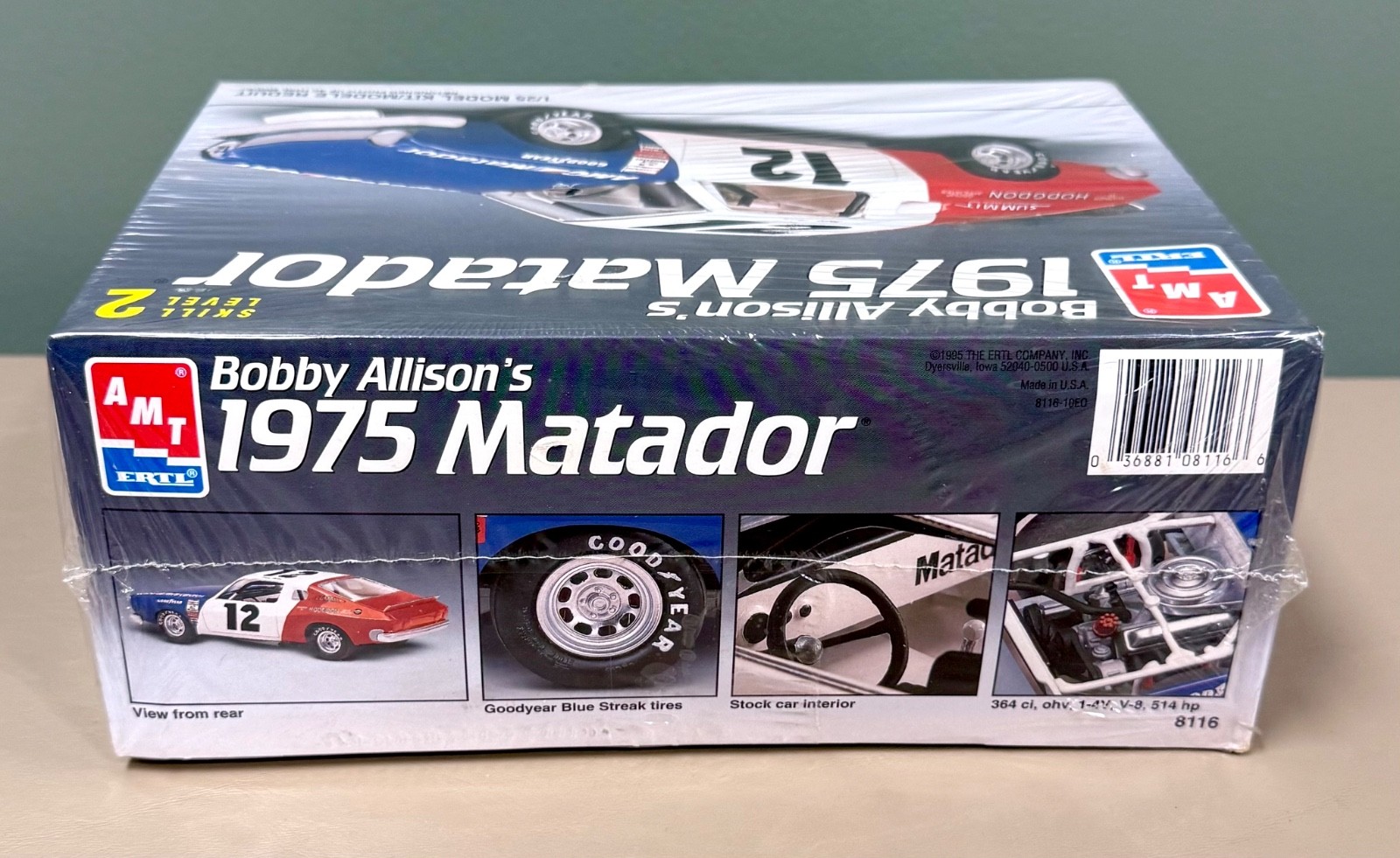 AMT 1:25 Scale - Bobby Allison's 1975 AMC Matador - Model Kit #8116 ...
