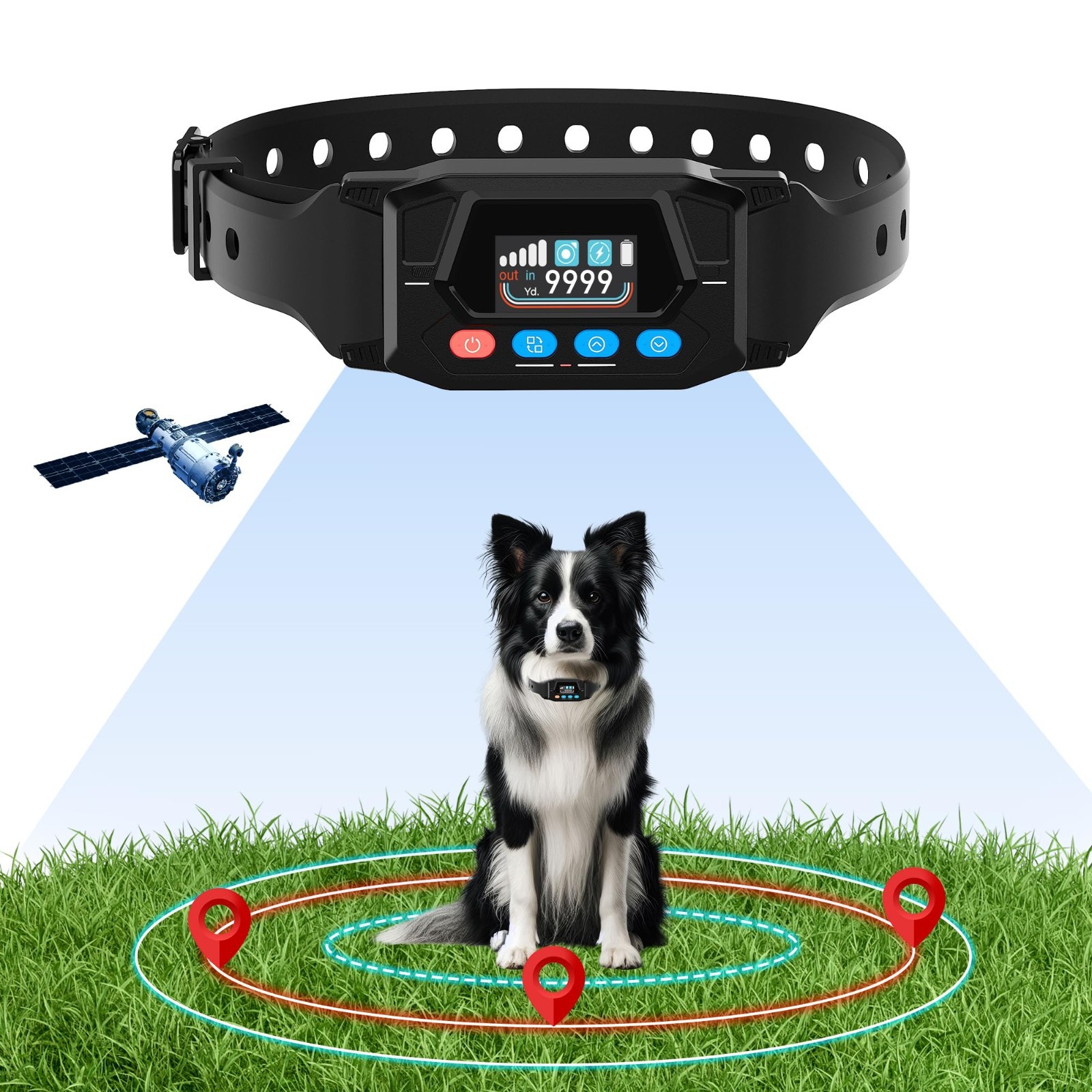 Collar Rechargeable 3 Modes Electric Outdoor Waterproof