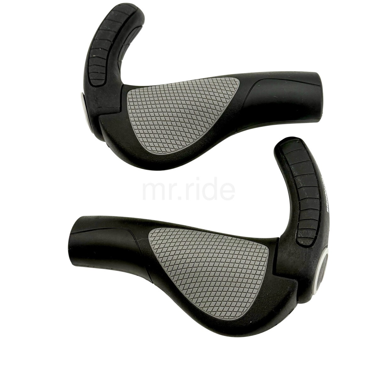 Ergon GP3-L MTB Bike Grips Large Black/Gray Hybrid 3-Finger 