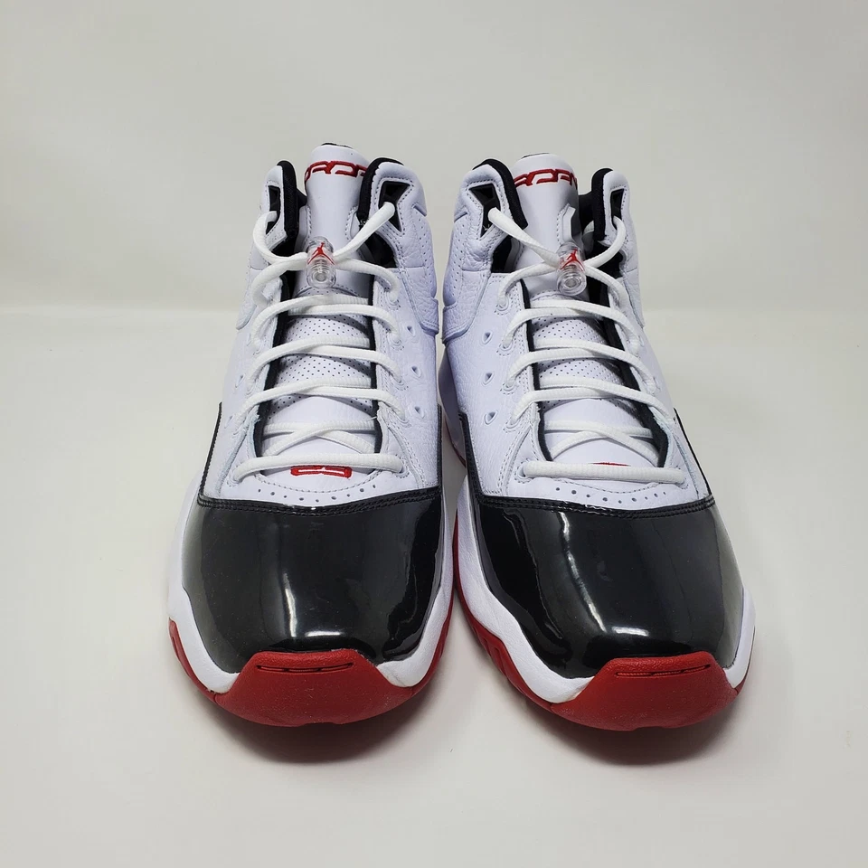 Nike Jordan B Loyal White Red Black Men Casual Shoes 315317-160 Men's Size 12 - Image 2 of 4