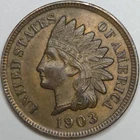 1903 Indian Head Penny - Uncirculated/Toned (Lot#1)