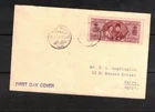 EGYPT 1938 5mi on FDC