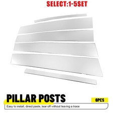 Chrome Pillar Posts For Honda Accord 2013-17 Door Trim Piano Cover Window 6-30x Chrome Pillar Posts For Honda Accord 2013-17 Door Trim Piano Cover Window 6-30x