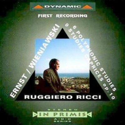 Heinrich Wilhelm Ernst Studies for Solo Violin (Ricci) (CD) Album
