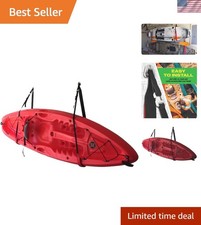 Kayak Storage Rack With Adjustable Padded Straps Indoor Outdoor Use