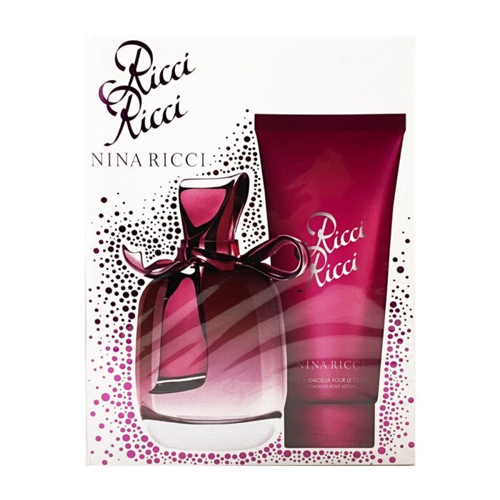 Women Ricci Ricci By Nina Ricci 2Pc Set- 2.7oz-80ml EDP Spray & Body Lotion/ NIB