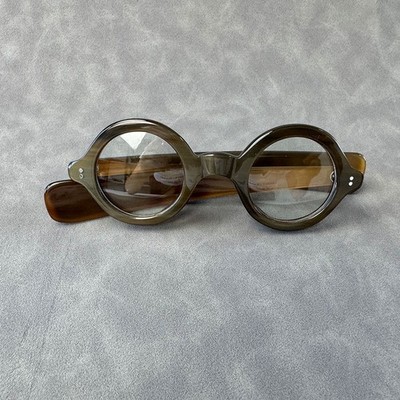 Eyewear Small Round Thick Unique Handmade Horn Reading Glasses Eyeglass Frames