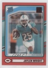 2024 Panini Clearly Donruss Rated Rookie Red 71/99 Jaylen Wright #84 1iu8