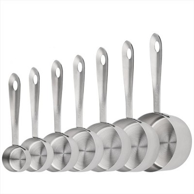 Measuring Cups, 18/8 Measuring Cup Set of 7, Stainl Steel Measuring