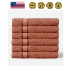 Ultra Soft Hand Towels - 6 Pack Luxury Hand Towels - 100 Cotton Plush Absorb...
