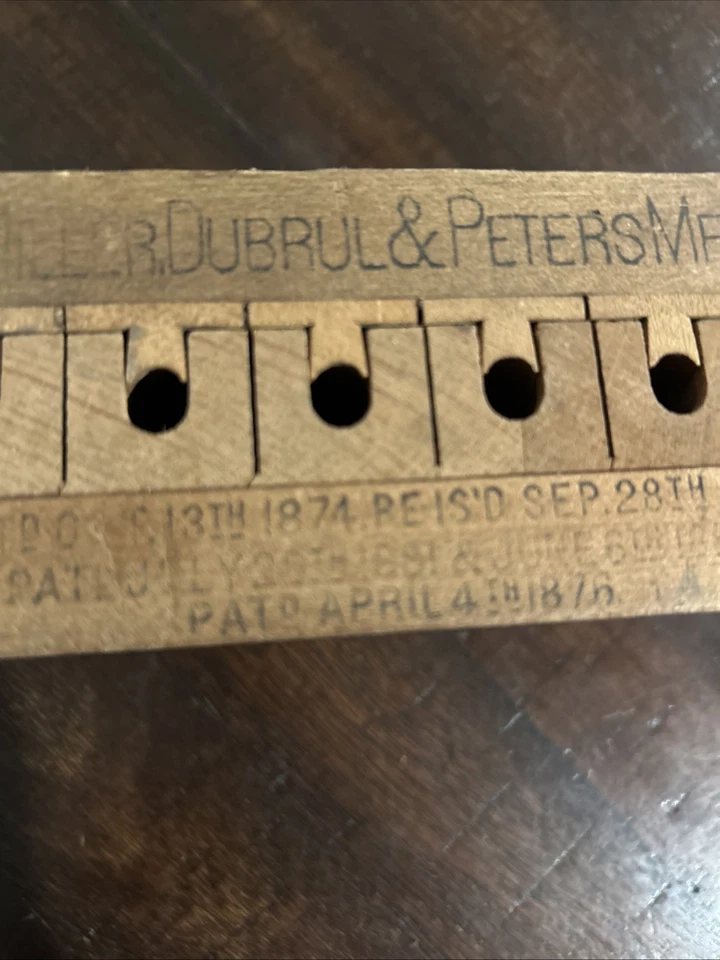 Prensa de molde de cigarro antigua New York The Miller, Dubrul & Peter’s Mfg Co Foto 3 de 4