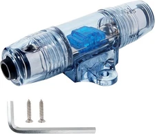 NuIth 60 AMP Inline Mini ANL Fuse Holder, 4/6/8 Gauge in Out... 