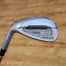 Ping Tour-W 56 Deg Wedge Bounce 10 SW Men's LH Golf Club Black Dot Steel Shaft