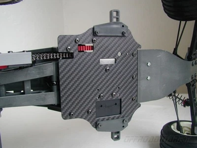 Kyosho ATV Quad Rider 1/4 RC Carbon Fiber Chassis Platte Upgrade - Bild 1 von 4