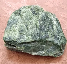 Natural Nephrite Jade Free form Healing Crystal 5" x 5" Raw Stone 1140gram Speci