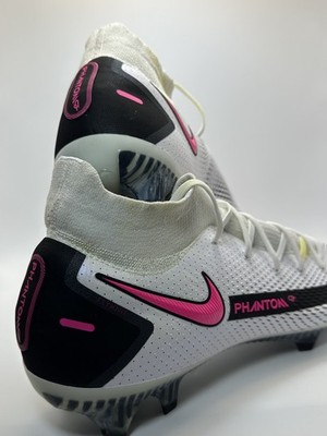 Size 12 Nike Phantom GT Elite DF FG Soccer ACC Cleats White Pink