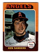 1975 O-Pee-Chee #366 Ken Sanders California Angels