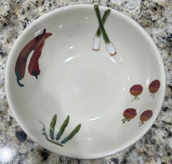 Hartstone Pottery Farmer's Market 6,25” cuenco de sopa de cereal vintage descontinuado