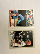 1983 ToppsFleer Rookie Gary Gaetti Baseball Cards # 431 + # 613