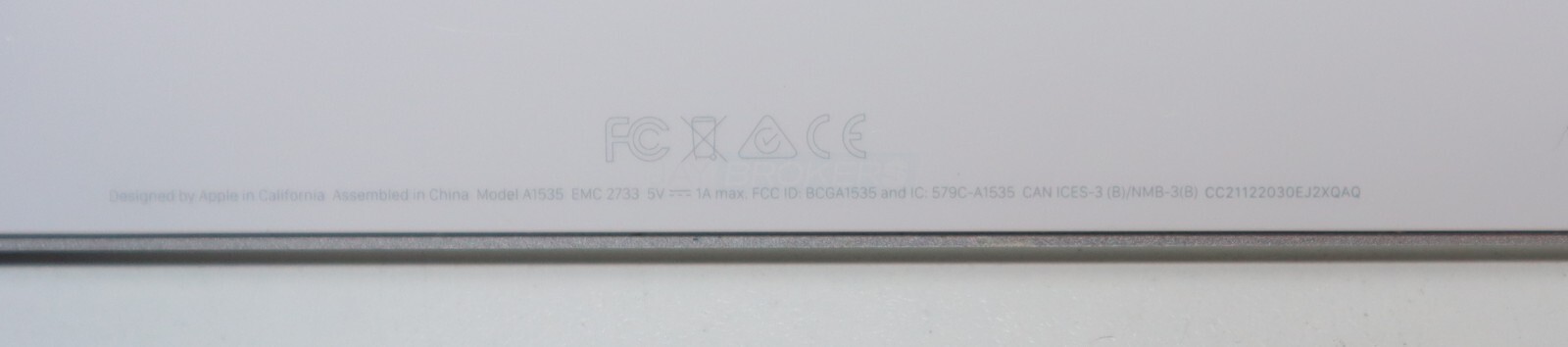 Apple Magic Trackpad 2 A1535 (Silver/White) MJ2R2LL/A - Afbeelding 3 van 7