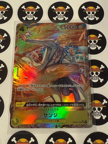 Sanji (Parallel) OP04-104 SR Kingdoms of Intrigue - ONE PIECE Card Game JPN