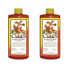 Cole's Wild Bird Products Flaming Squirrel Seed Sauce, 8-Ounce Bottles, 2 Pack