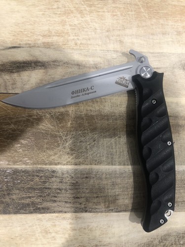 Tactical HOKC D2 Steel Russian Folding Knife - Picture 2 of 10