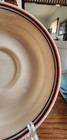Abundance Saucers (pair) 6 1/4" Corelle Corning Stoneware White Red Blue ! — photo 6