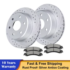 330mm Rear Disc Rotor Brake Pads for Chevy Tahoe Silverado Avalanche Sierra 1500