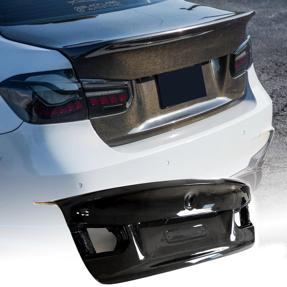 For BMW F80 M3 & F30 3 Series Real Carbon Fiber Rear Trunk Boot
