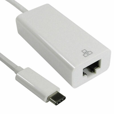15cm USB 3.1 Typ C Stecker auf RJ45 Ethernet Gigabit Kabel Adapter [008300]