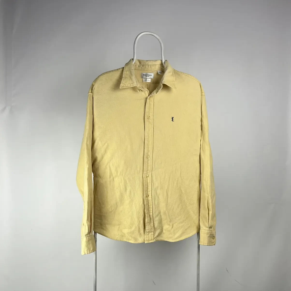 Camicia Yves saint Laurent in velluto a coste classica taglia XLarge