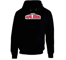 Papa John's Restaurant Foodie Tour Brand Logo Fan Hoodie