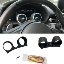 Universal Pod Steering Wheel Column 52mm Dual Gauge Mount