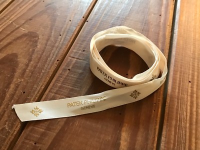 Cinta Deco PATEK PHILIPPE Cloth Strip Deco - White / Gold - For Watches