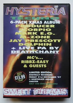 HYSTERIA 18 - SWEET DREAMS (TECHNO CD PACK) November 1997