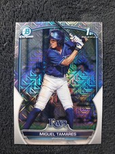 2023 Bowman Chrome 1st Miguel Tamares Mega Box Mojo Refractor BCP-179