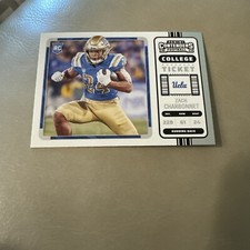 2023 Chronicles Draft Picks #10 Zach Charbonnet College Ticket UCLA Bruins