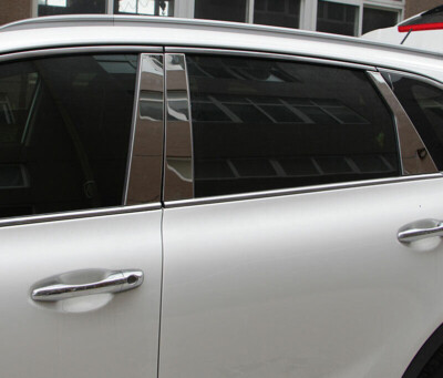 For Kia Sorento 2016~2020 Chrome Pillar Posts Set Door
