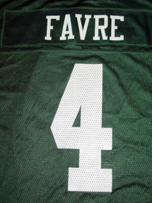Reebok OnField NFL Players : BRETT FAVRE New York Jets #4 Football