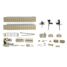 Metal M1A2 Abrams TUSKII Upgrade Set for Tamiye 1/16 Henglong Plastic RC Tank