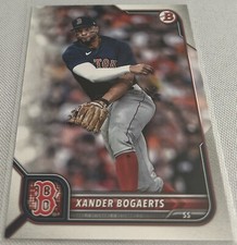 2022 Bowman Baseball Xander Bogaerts Boston Red Sox base card #15