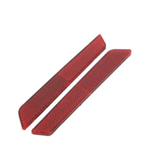 Red Reflector Hard Saddlebag Latch Cover Fit For Harley Touring Models 2014-2024